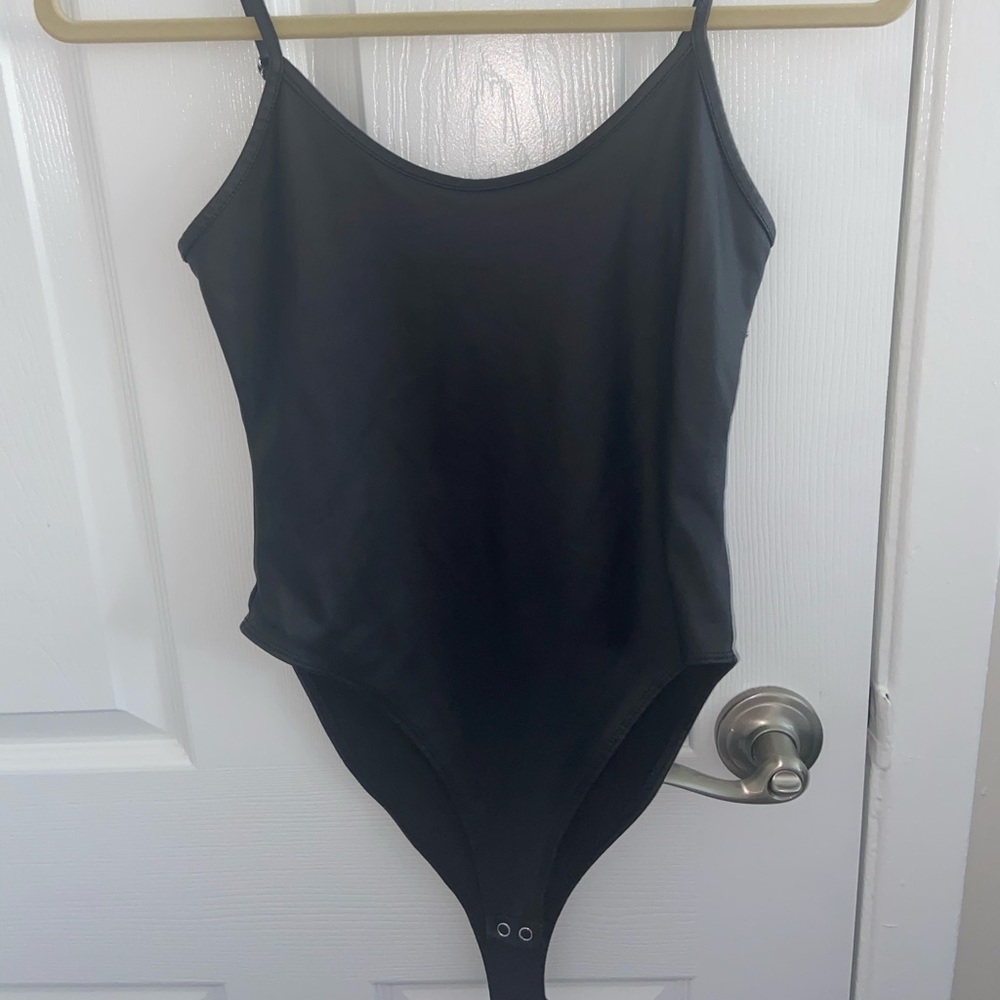 Forever 21 Faux Leather Body Suit